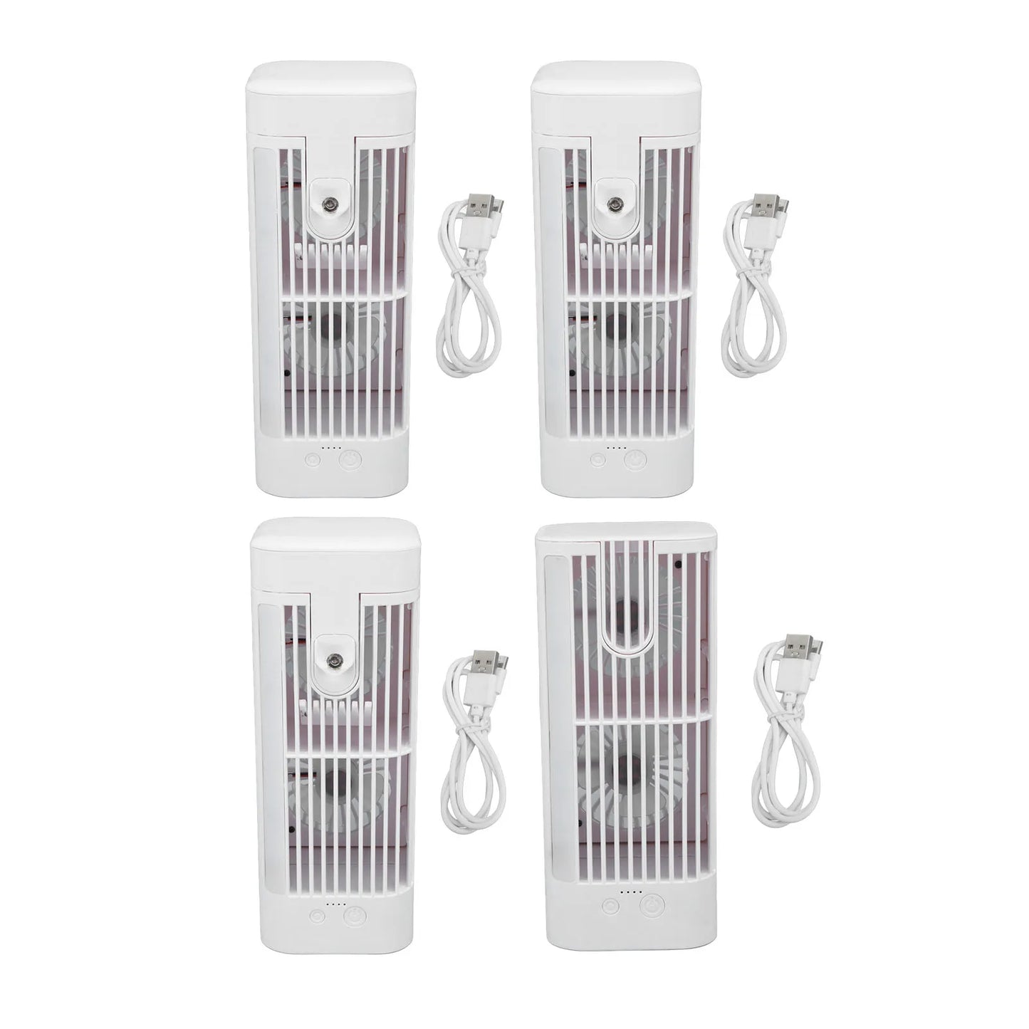 Desktop Air Conditioner Fan, Desk Air Cooler Excellent Cooling Effect Night Light Air Conditioner Fan for Homes Dormitories