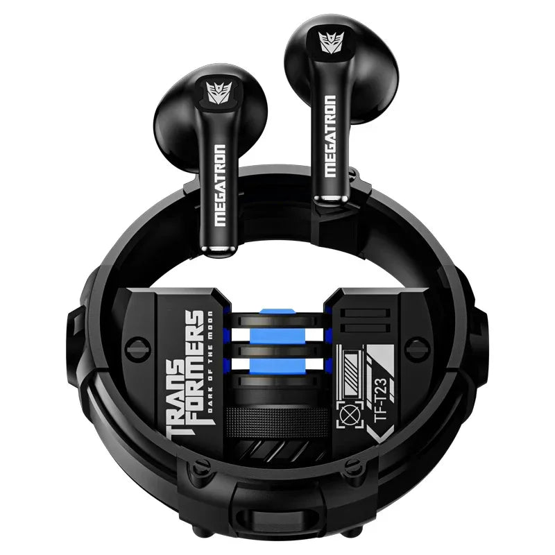 100% Original TRANSFORMERS TF-T23 TWS Bluetooth 5.4 Gaming Earphones Headphones Music Dual Mode Earbuds Choice High Quality