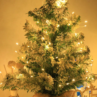 Guirlande lumineuse LED féérique de 6 à 50 mètres, effet pétard, idéale pour les mariages, les fêtes, le Nouvel An et la décoration de sapin de Noël.