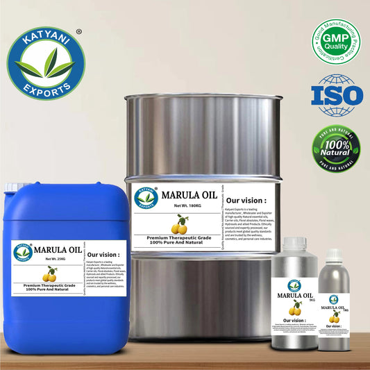 Private Label Pure Marula Oil Factory Price Gold Marula Carrier Seed Oil Katyani Exports From Madhya Pradesh