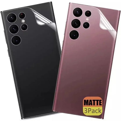 3PCS Back Matte Hydrogel Film for Samsung S24 S23 S22 S21 S20 Ultra FE S10 S9 Plus Screen Protector for Note 8 9 10 20 TPU Film