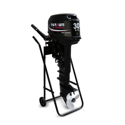 Foldable Heavy Duty Outboard Boat Motor Stand Carrier Cart Dolly Trolley Transport 50kg