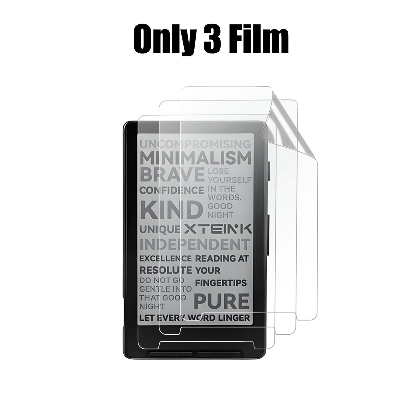 Soft TPU Case For XTEINK X4 4.3" With Screen Protector Original Back Cover And Screen Protector for XTEINK X4 Accessories