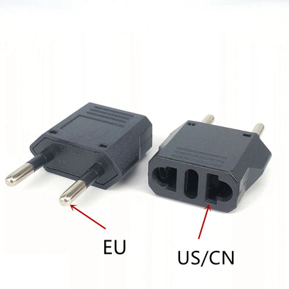 1Pcs EU Adapter Travel Converter Adapter American China US To EU Plug Euro Plug electrical Adapter AC Electrical Socket Outlet