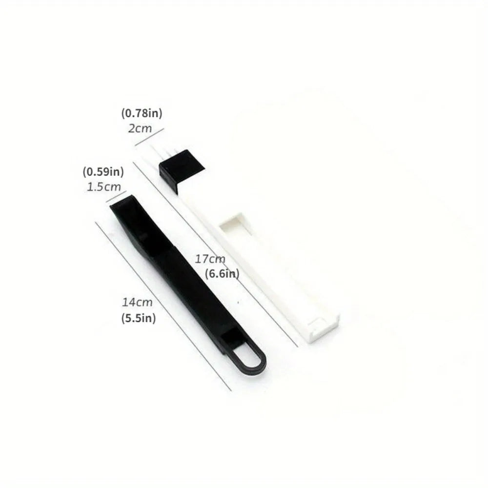 Portable Two-in-one Cleaning Brush Multifunctional Door and window Keyboard Groove Cleaner Dust Shovel Window Rail Cleaning Tool