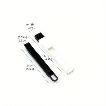 Portable Two-in-one Cleaning Brush Multifunctional Door and window Keyboard Groove Cleaner Dust Shovel Window Rail Cleaning Tool