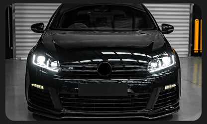 Headlight For VW Golf 6 MK6 2009-2013 Car автомобильные товары LED DRL Hella 5 Xenon Lens Hid H7 Golf6 Car Accessories