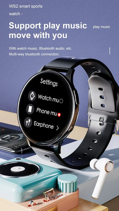 2025 Men Bluetooth Call SmartWatch Heart Rate Blood Pressure Monitor Smartwatch IP67 Waterproof Women Smartwatch For Android IOS