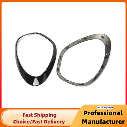 1Pair Headlamp Tailight Bezel Decor Cover For MINI R60 Cooper Countryman 2011-2016 Headlight Ring Bezel Trim Surround Cover