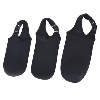 【SE】Portable Water Bottle Insulated Neoprene Holder Pouch Bag 420ML/550ML/750ML Travel Thermos Cup Cover With Adjustable Strap