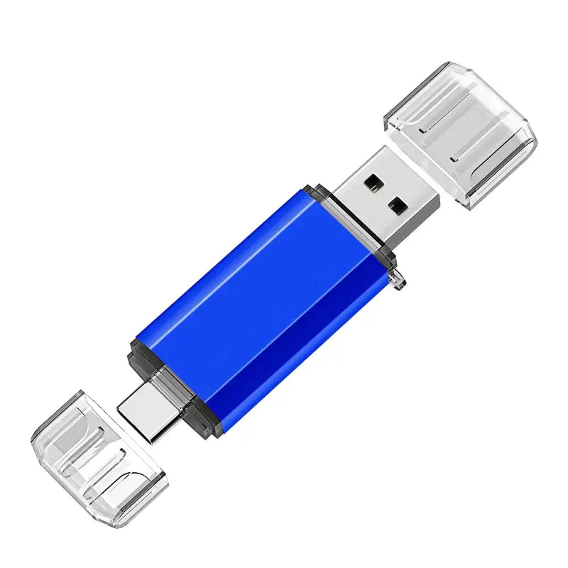 NEW Type-C 2 in 1 OTG 128GB 64GB Pendrive High Speed USB Flash Drive OTG Pen Drive 64GB 128GB 2 in 1 Type C OTG USB Flash Drive