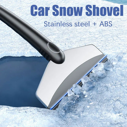 Car Snow Shovel Ice Scraper Snow Removal Shovel Multifunction Winter Windshield Window Snow Clean Scraping Tool Auto Ice Breaker
