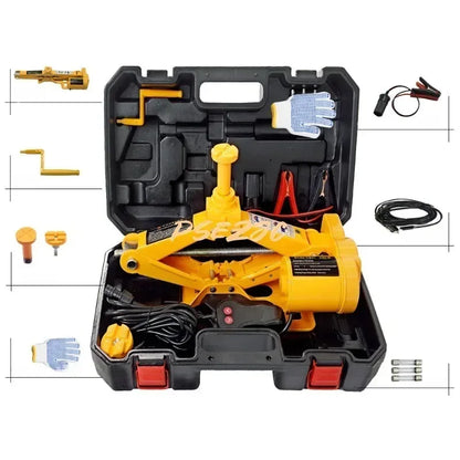 Car Jack 2T/3T12V DC Lifting Tire and Wheel Repair and Replacement Kit SUV Van and Emergency Equipment