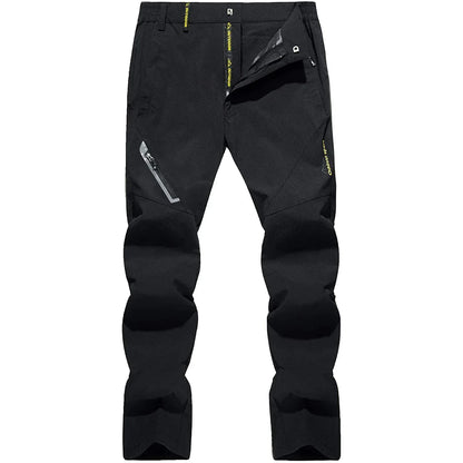 TACVASEN Quick Dry Outdoor Hiking Pants Men Summer Lightweight Rip-stop Cargo Work Trousers Multi-Pockets Camping Fishing Pants
