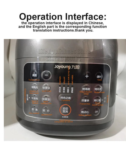 Joyoung B991 Pressure Cooker 70KPa Double Lids 220V Electric Air Fryer Multifunctional 4-In-1 Rice Cooking Pot 24H Appointment