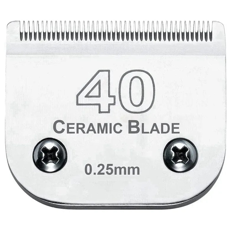 Pet Dog Cat Detachable Ceramic Blade Compatible with Andis,Oster A5 & 76,Wahl KM 10 Series Animals Grooming Clippers