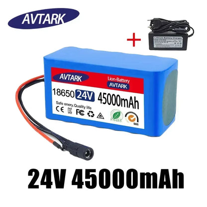 NEW 7s3p 24V 100Ah 18650 Efficient stable Lithium Battery Li-ion Battery pack and US/EU 2A Charger Battery Pack for Bicycle