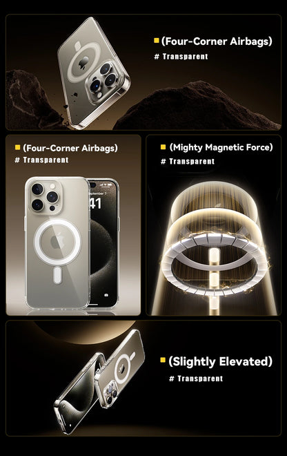Essager Magnetic Case for iPhone 15 14 13 12 Pro Max Case Shockproof Cover for iPhone 14 Pro Max 15 Plus 15pro Macsafe TPU Cases