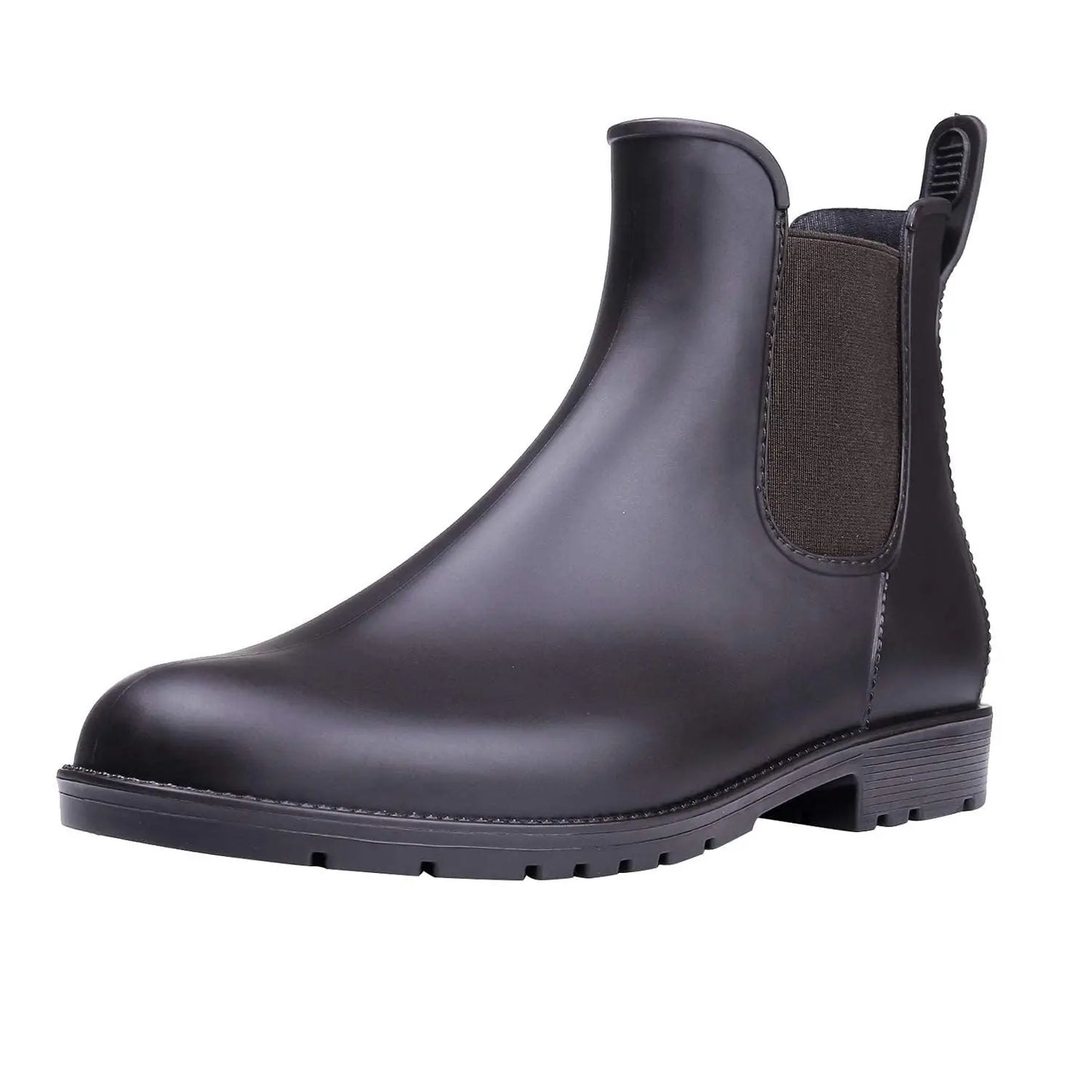 Evshine Fashion Short Rain Shoes For Women New Lady Chelsea Boots Outdoor Anti-slip Waterproof Rain Boots Sodt Rubber Ankle Boot