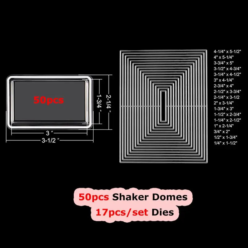 Bundle Deal Jar Heart Egg TV Dimensional Shaker Domes Basic Geometry Shaker Blisters Easter Valentine's Day Card Making Supplies