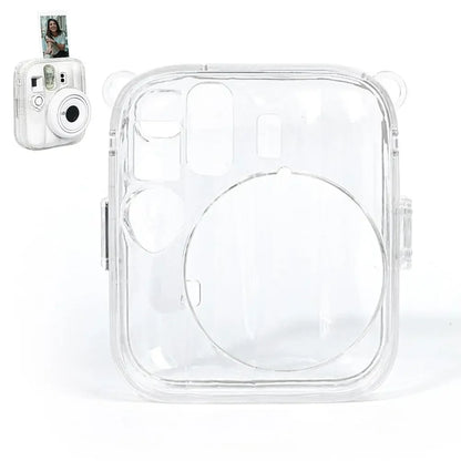 Crystal Clear Case for Fujifilm Instax Mini 13 Camera Transparent Hard PC Protective Cover Shell B1K4