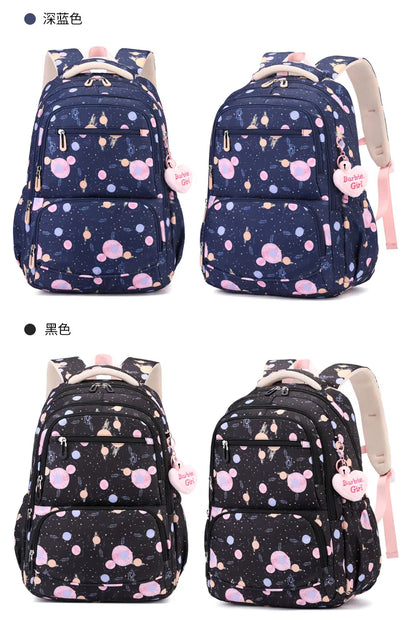 Child Girl Backpacks Primary Junior High School Bags for Girls Children Kids Bookbag Backpack 2025 Back to School Girl Schoolbag