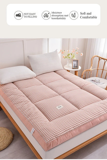 NewestFoldable Lightweight Portable Sleeping Pad/Tatami Mat Japanese Futon Mattress  Soft Fabric,Easy Storage & Travel Mattress