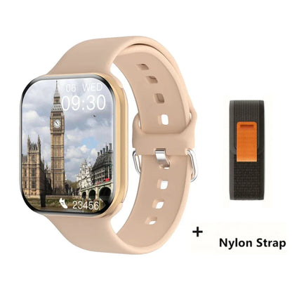 New Watch 10 Smart Watch Men Body Temperature BT Call NFC Always on Display GPS Sport Watches Women Smartwatch For Apple Android