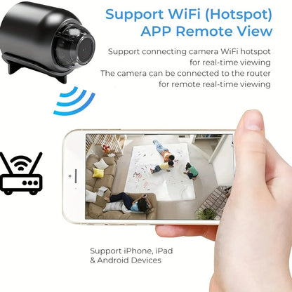 Wireless WiFi 1080P HD Mini Camera HD Night Vision Camera X5 Remote Monitor IP Cam Kids Pet Safety Monitoring