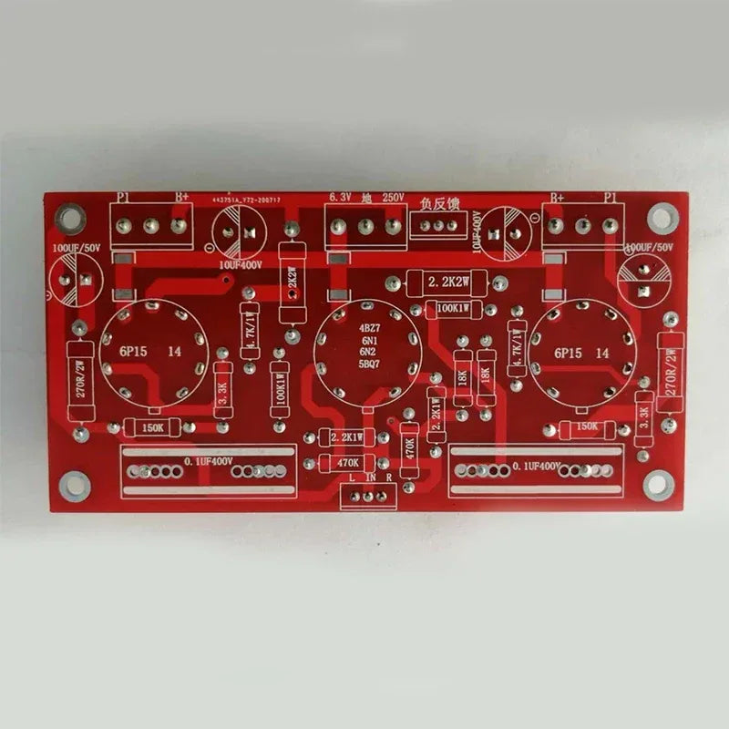 Tube Amplifier Circuit Board Headphone Amplifier Tube 6N1 6N2 12AX7 Push 6P14 6P15 EL84