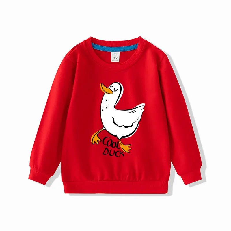 Children Sweatshirts Long Sleeve Tops for Kids Cartoon Boys T-shirts Spring Autumn Girls Pullovers Toddler Outfits Baby Tees