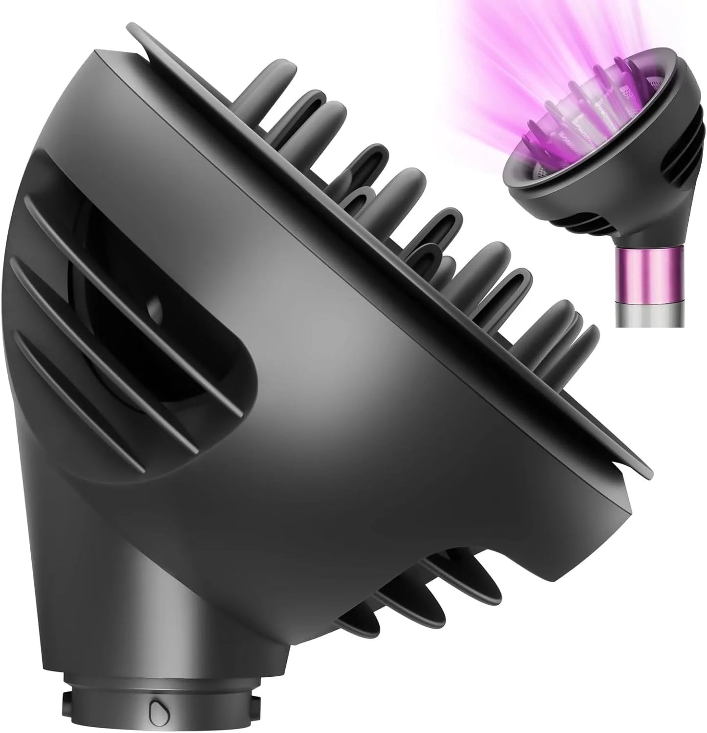 Wave Curl Diffuser Attachment For Dyson Airwrap Two Airflow Dome Diffuse Modes For Airwrap HS01/05 Hair Diffuser to Dry Hair