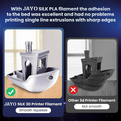 JAYO 10Rolls SILK PLA+ 3D Filament 1.75mm SILK PLA Rainbow  Filament for FDM 3D Printer SILK Dual & Triple 3D Printing Materials