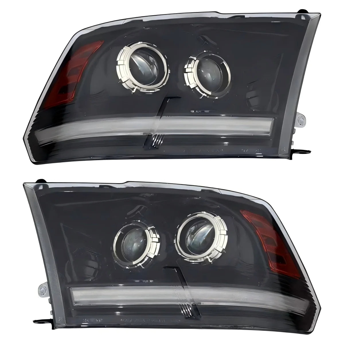 1pcs Full LED Headlight Fit for 2009-2018 Dodge Ram 1500 2500 3500 Sequential Turn Signal&DRL Headlights