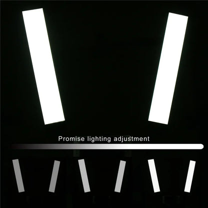 45W LED Video Light Double Arms Fill LED Light Selfie Light Long Strips LED Light for Photo Studio Live Broadcast Tiktok Stream