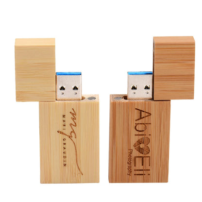 JASTER USB 3.0 Wooden block  Flash Drive red wood pendrive 4GB 8GB 16GB 32GB 64GB Pen  Memory Stick U Disk gift