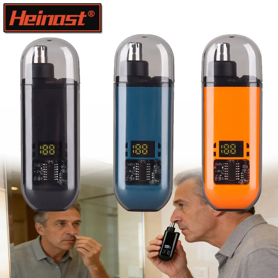 Portable Nose Hair Trimmer Mini Trimmer for Nose Mini Nose and Ear Hair Trimmer Nose Trimmer Rechargeable Trimmer 2-in-1Unisex