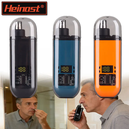 Portable Nose Hair Trimmer Mini Trimmer for Nose Mini Nose and Ear Hair Trimmer Nose Trimmer Rechargeable Trimmer 2-in-1Unisex