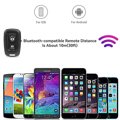 Remote Shutter Release for Phone Wireless Bluetooth-compatible Control for Monopod Photo Camera Shutter Button Selfie Accessory