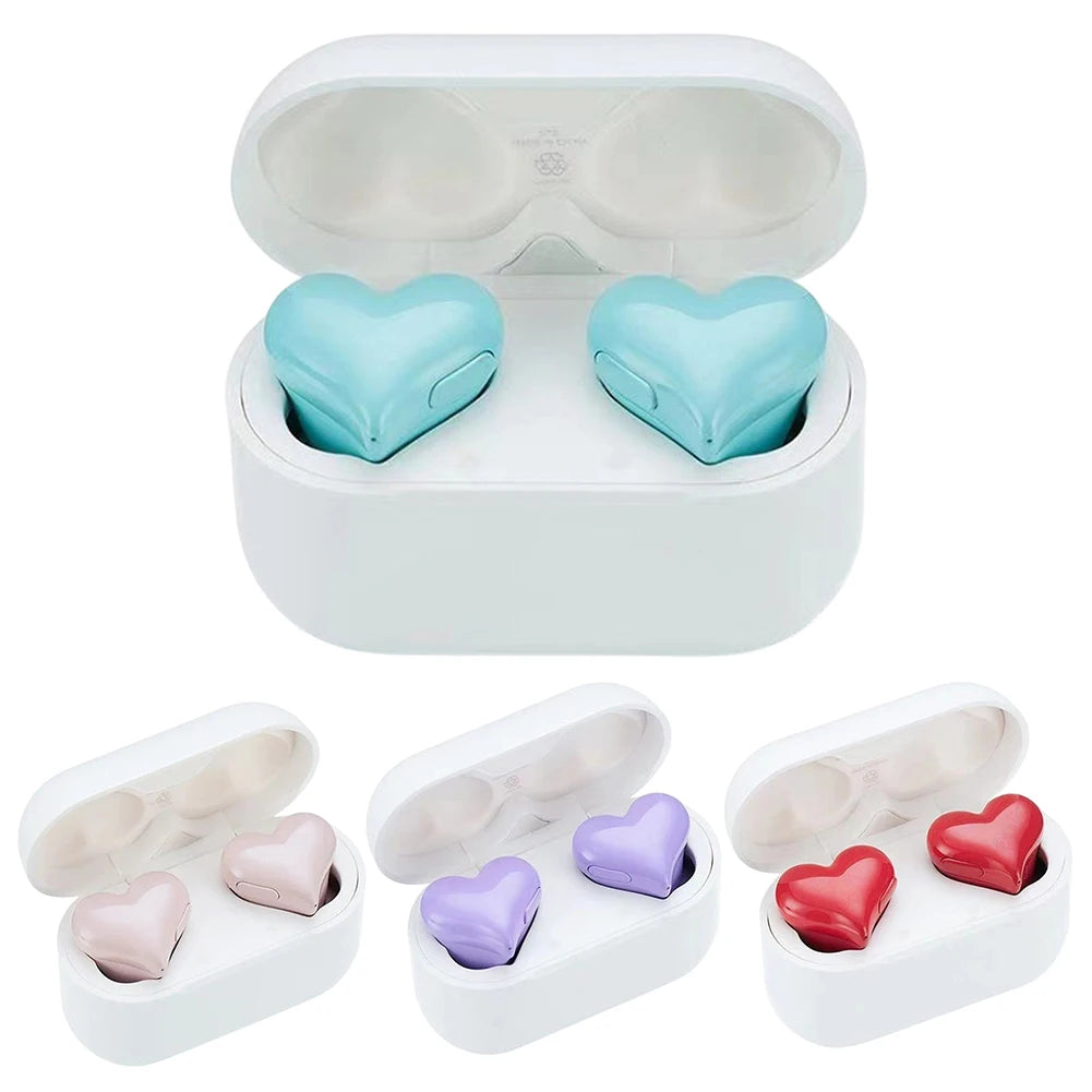 Wireless Earphones Game Earbuds Heartbuds Bluetooth-compatible In Ear Noice Cancelling for Student Girl Women