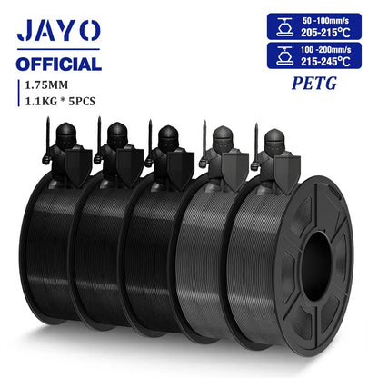 JAYO PLA/PLA META/PETG/SILK/PLA+/Wood/ ABS/Marble 3D Printer Filament 1.75mm 5KG 3D Printing Materials for 3D Printer&3D Pen