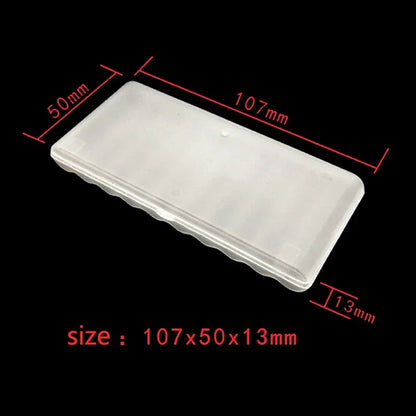 10 x AAA Battery Case Plastic Storage Box Portable NO.7 Battery Holder Box Protective Case