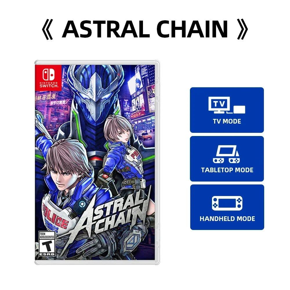 ASTRAL CHAIN Nintendo Switch Game Deals 100% Official Original Physical Game Card Action Genre for Switch OLED Lite Game Console