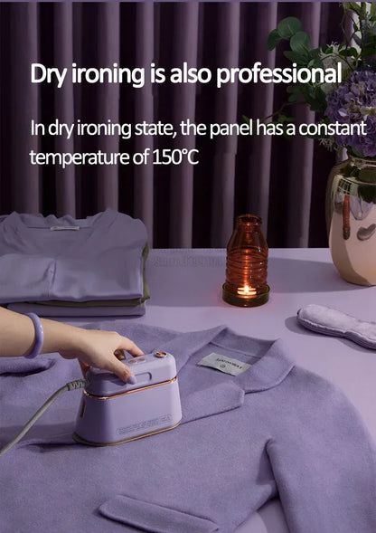 DAEWOO Portable Steam Iron Mini Electric Garment Steamer Clothes Hanging Machine For Travel Business Trip HI-029