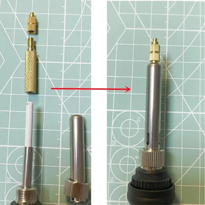 Heat Embedded Nuts Adaptors M2 M2.5 M3 M4 M5 M6 Head Insertion Tips Kit For 936 Soldering Iron Pen