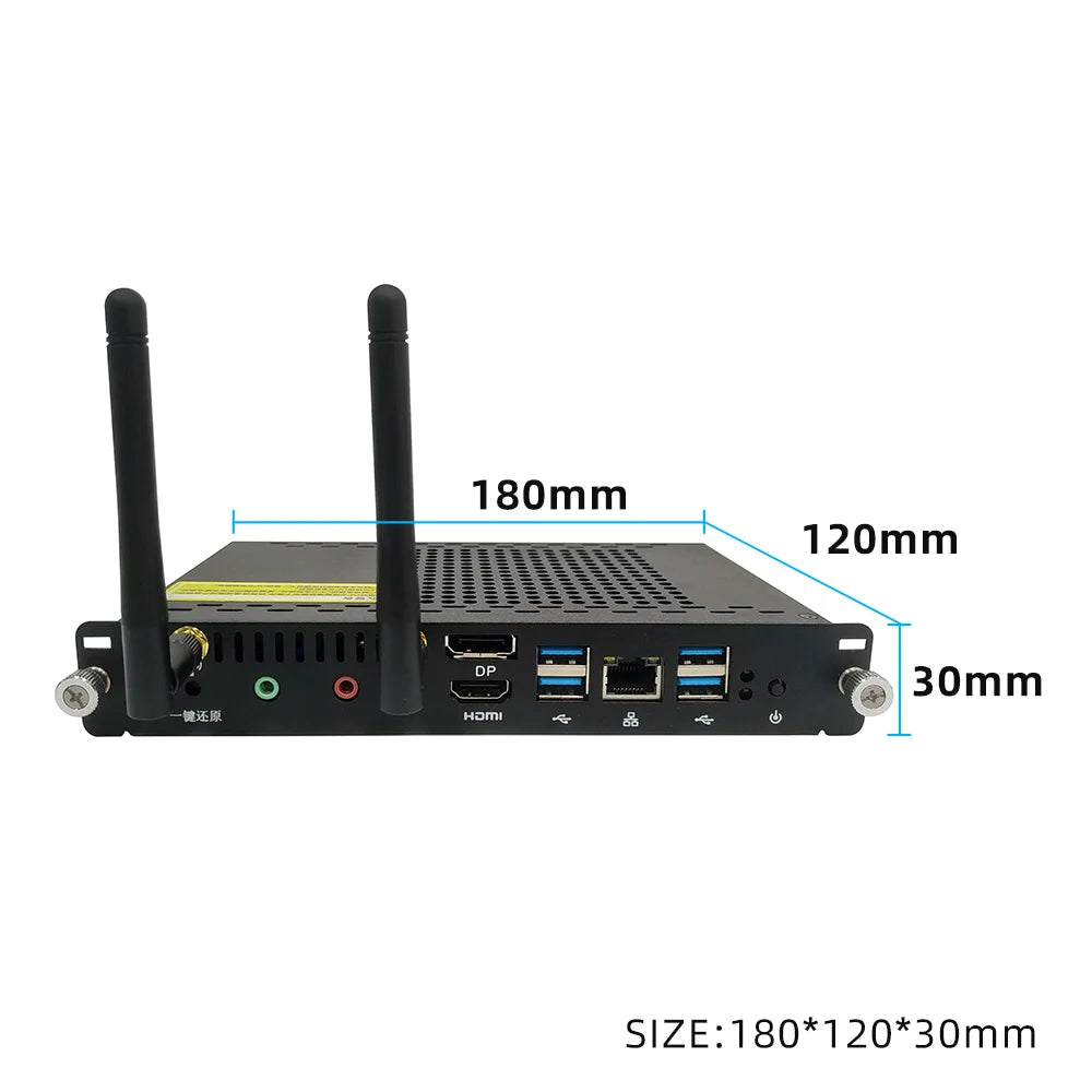 TexHoo OPS Mini PC Computer Intel Core I5 12450H Processor Windows 11 Pro For Conference Teach Screen Built-in Host Module WiFi