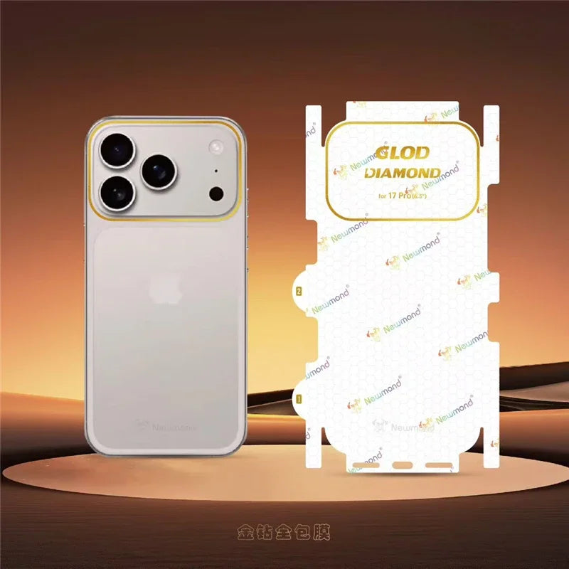 2pcs/set HD Matte Transparent Soft Hydrogel Film Screen Protector for iPhone 17 Air Pro Max Front Back UNBreakable Membrane Film