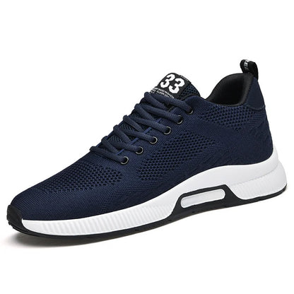Plus Size 46 Men Sneakers Elevator Shoes Summer Mesh Breathable Heightening Shoes Man Invisiable Increased 6CM Taller Shoes