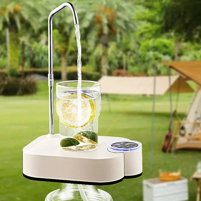 Electric Water Pump Smart Rechargeable Automatic Water Dispenser for Gallon Drinking Portable Water Bottle Pump for Home Office