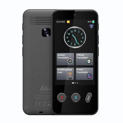 Smart Translator Z9 Global Languages Voice Intelligent Online Translation Machine Speech Translate Device Support 4G SIM Card
